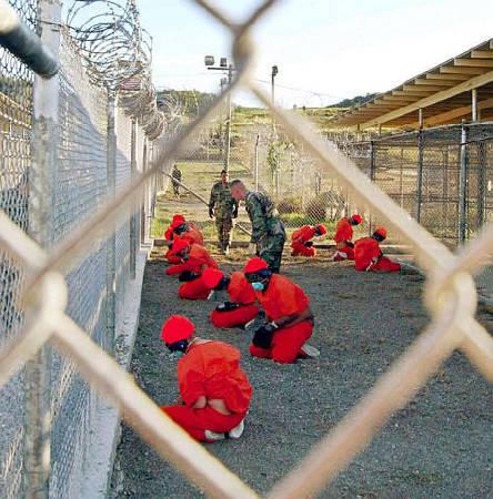 Camp X-Ray, Guantanamo Bay U.S. Naval Station, Cuba.